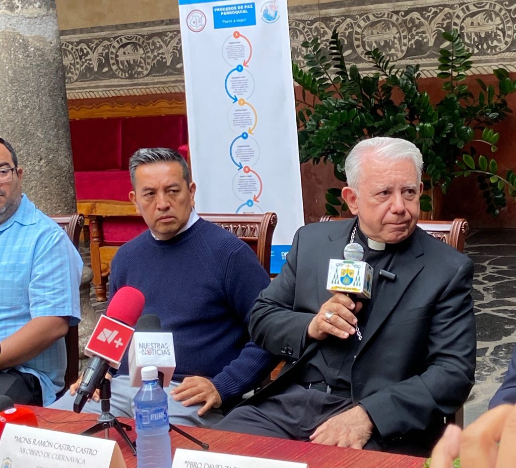 En Conferencia de Prensa, el Obispo de Cuernavaca Ramón Castro, detalló que la caminata iniciará a las 8 de la mañana.