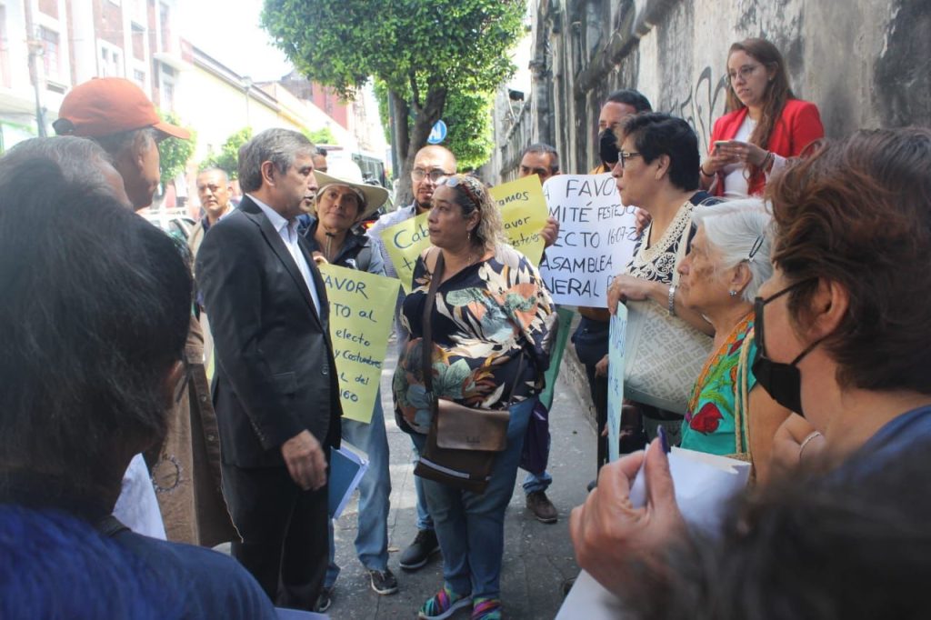 Respaldó Urióstegui petición de los integrantes del comité del poblado de Tlaltenango