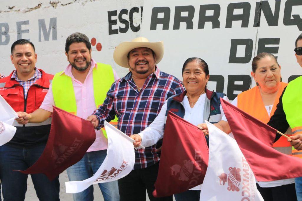 La alcaldesa de Temixco inició varias obras en las colonias Aeropuerto, Santa Úrsula y Santa Mónica.
