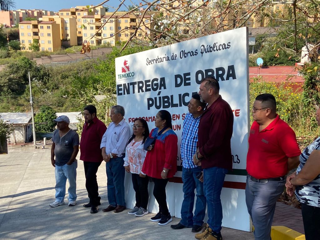 Encabezó la alcaldesa Juanita Ocampo gira de entrega de obras públicas en Temixco.