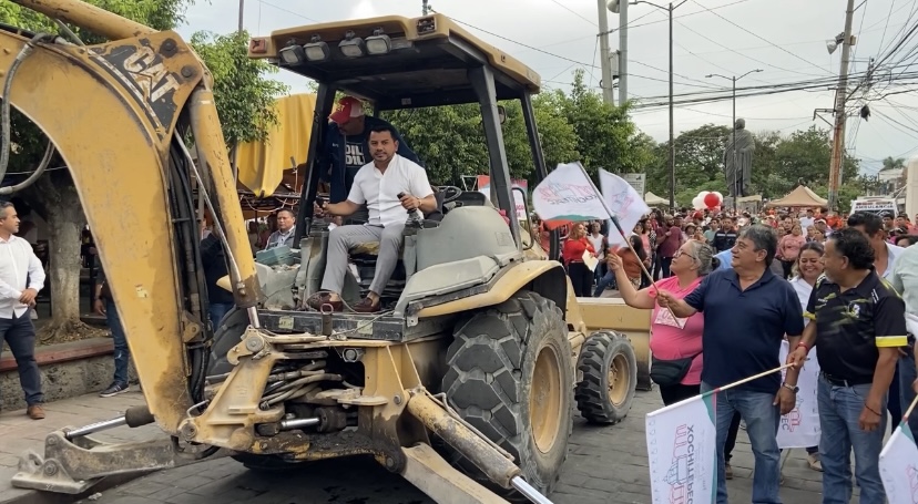 Arrancó Xochitepec la construcción del mercadito de la gastronomía.