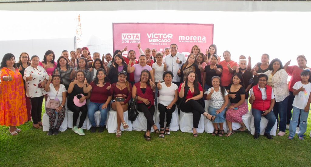 Desde el Senado, Victor Mercado velará por los derechos de las mujeres morelenses.