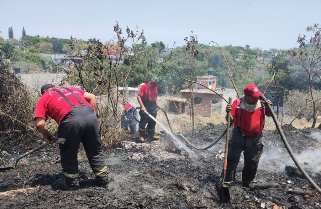 Incrementan incendios de hasta 40 por ciento durante marzo: Bomberos Cuernavaca