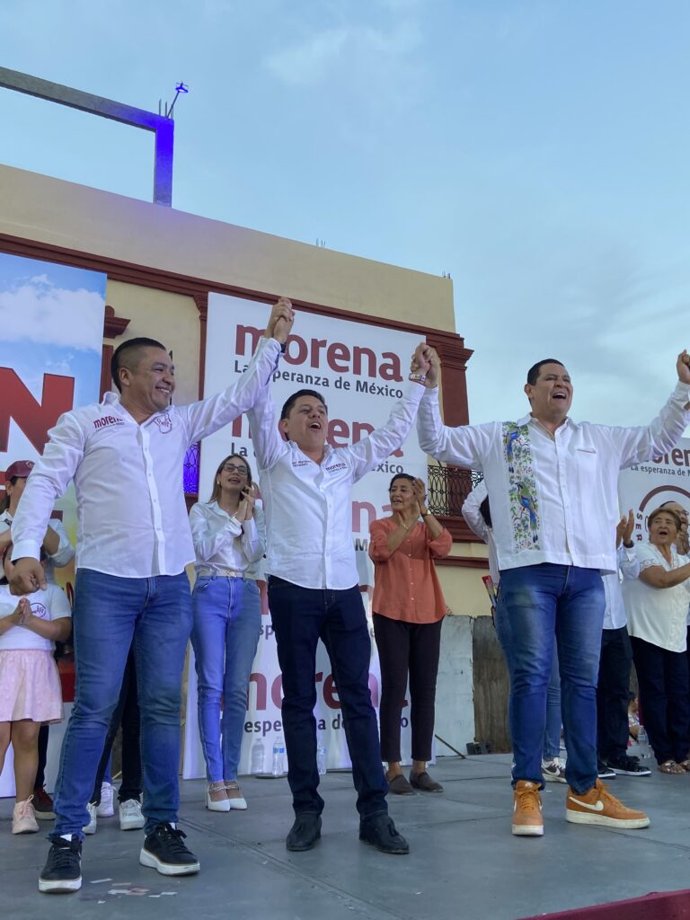 Arrancó Alan Martínez García campaña presidencial en la explanada del zócalo de Jojutla.