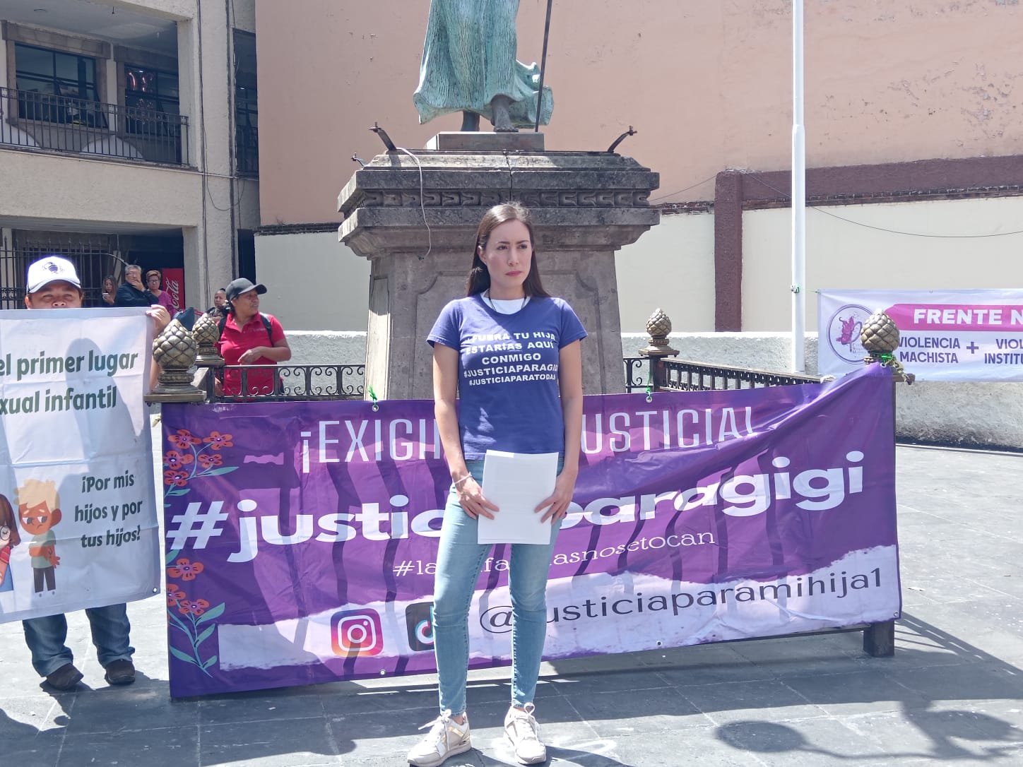 Madre exige justicia para su pequeña de 4 años